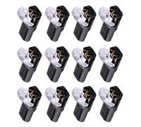 Correa 50 PC Connecteurs à Pression de Câble de Prise de Voie à 2 Broches Connecteur Enfichable à Double de Électrique Étanche avec Boucle de Verrouillage