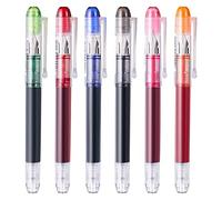Correa 6 PièCes de Stylos Plume Jetables Multicolores, UtiliséS pour les Croquis, Agenda, Calligraphie, Fournitures de Bureau D'éCriture Lisse