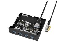 Correa Carte D'Extension USB Adaptateur USB PCIE Support de Panneau de Disquette de 3,5 Pouces PCI-E X1 Riser