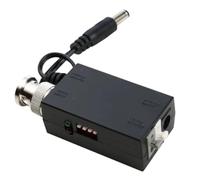 Correa DC12V 1CH Transmetteur Vidéo Actif UTP Balun BNC Balun Vidéo pour Système DVR de Caméra CCTV