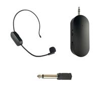 Correa Ensemble de Microphone Lavalier sans 2,4 G, Émetteur de Remplacement avec Récepteur pour Amplificateur Haut-Parleur Vocal 1 à 1