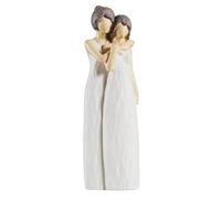 Correa Figurines de Mère et Fille, Mère et Fille Se Serrant dans Les Bras, Statues de Résine comme Cadeaux pour la Mère et la Fille, Décoration pour et la Chambre à Coucher.