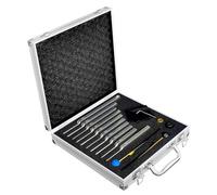 Correa Kit de Diapasons de 10 Pièces pour Guérir les Fourchettes de Méditation Sonore des Chakras pour Réduire le Stress