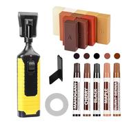 Correa Kit de Réparation de Sol, Kit de Réparation de Sol en Vinyle Stratifié avec Stylo Chauffant, Marqueur de Retouche Manuel pour Meubles de Sol à Faire Soi-Même