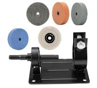 Correa Meuleuse de Conversion de Foret Meule en Céramique Support de Polissage Kit D'Outils de Conversion D'Affûtage de Polissage en Métal