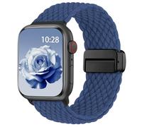 Correa Trenzada Solo Loop Compatible con Apple Watch 38mm 40mm 41mm 42mm 44mm 45mm 46mm 49mm, para Mujeres y Hombres, Correas Deportiva Nylon Trenzado para iWatch 11 10 9 8 7 6 5 4 3 2 1 SE Ultra3/2/1