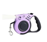 Correas Retráctiles Para Perros,Correas Retráctiles Para Perros,Cuerda Larga Para Perro Con Luz Recargable Por USB | Correas Extensibles Resistentes Para Mascotas, Mango Antideslizante, Cuerda Para Co