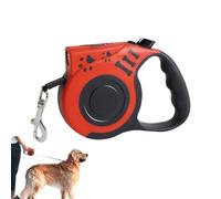 Correas Retráctiles Para Perros,Correas Retráctiles Para Perros,Cuerda Larga Para Perro Con Luz Recargable Por USB | Correas Extensibles Resistentes Para Mascotas, Mango Antideslizante, Cuerda Para Co