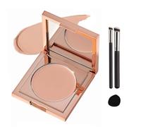 Correcteur CC Cernes Argile Colorée & Anti-Cernes Hydratant avec Pinceau, Correcteur de Couleur pour Cernes, Illuminant, Non Gras et Léger pour Tous Types de Peau (Light Skin)