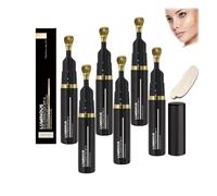 Correcteur contour des yeux lumineux SPF 41, correcteur illuminateur contour des yeux, crème teintée anti-âge et éclaircissante, nuance pêche, sérum anti-cernes (Ivory White 6PCS)