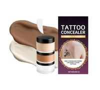 Correcteur corporel imperméable - Couvercle de tatouage, Crème de maquillage | 20G Couverture complète Couverture pour les cicatrices Birthmarks dark-spots, Sweatproof Resistant Foundation f