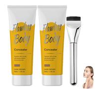 Correcteur Corporel Skin Filter,Crème Couvrante Résistante À L'eau Et Au Transfert,Avec Pinceau,Pour Un Maquillage Impeccable Qui Masque Tatouages,Imperfections Et Veines Apparentes. (2pcs)