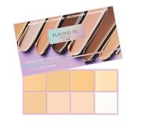 Correcteur Crème - Maquillage Mat 8 Couleurs | Palette Correcteur De Couleur Pour Peau Foncée, Couverture Complète Imperméable Pour Les Rougeurs Et Les Imperfections, Ensemble Cosmétique Pour Peau