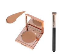 Correcteur d'argile colorée pour les cernes, fond de teint hydratant sous les yeux, fond de teint imperméable et léger de longue durée (pêche moyenne, 4 cm)