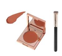 Correcteur d'argile colorée pour les cernes, fond de teint hydratant sous les yeux, fond de teint imperméable et léger de longue durée (orange, 4 cm)