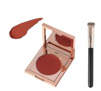 Correcteur d'argile colorée pour les cernes, fond de teint hydratant sous les yeux, imperméable et léger (rouge, 4 cm)