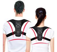 Correcteur de clavicule réglable Hommes Woemen Upper doss atteigner épaule de Support Lombaire Correction du Corset th Relaxation (Couleur F, Taille: s)