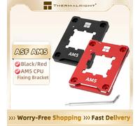 Correcteur de Courbure du CPU Thermalright ASF AM5, Cadre Noir/Rouge, Fixation AMD, Support Anti-Courbure, Plaque de Pression en Aluminium CNC AM5 BCF RED(without)