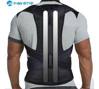 Correcteur de dos Corset correcteur de Posture magnétique orthèse d'épaule droite soutien lombaire soulagement de la douleur pour enfants adultes femmes hommes noir