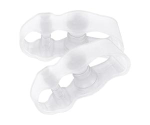 Correcteur de gros orteil - 1 paire de séparateurs confortables en silicone réutilisables, pour pieds gauchers et droits, pour la marche, la gym, le yoga, la maison, l'hôtel, les trajets entre adultes