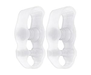 Correcteur de gros orteil - Séparateurs souples réutilisables en silicone - Séparateurs correcteurs de gros orteils, pour hommes, adultes, adolescents, personnes âgées, maison, hôtel, navette, marche