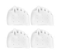 Correcteur de marteau du séparateur d'orteil pour femmes voici un titre de produit pour inscrire le kit de relief orthopédique Bunion comprend un pad avant en nid d'abeille à cinq trous Blanc 4 pi