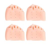 Correcteur de marteau du séparateur d'orteil pour femmes voici un titre de produit pour inscrire le kit de relief orthopédique Bunion comprend un pad avant en nid d'abeille à cinq trous Jaune 10 P