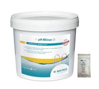Correcteur de pH Bayrol e-pH-Minus/Moins poudre - 6 kg + 12 Tests easyPiscine OFFERTS 7 en 1