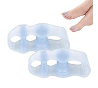 Correcteur de pieds pour gros orteil | Doux et confortable à porter toute la journée - Séparateurs d'orteils qui se chevauchent | Pour hommes, adultes, adolescents, personnes âgées, maison, hôtel