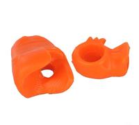 Correcteur de poignée en silicone pour archet de violon pour une bonne posture de la main (orange)