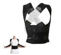 Correcteur de Posture Ajustable pour Le Dos, Correcteur de Posture Homme Et Femme, Redresseur Dos Droit Invisible, Ceinture Dorsale Lombaire Réglable et Respirante pour Soulagement Douleur Cervicale
