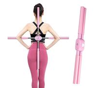 Correcteur de posture Bâtons de yoga Outil d'étirement pour l'entraînement du dos Lisseur de Bosse Bâton de Correction de Bosse Design Rétractable Adulte et Enfant Redressement