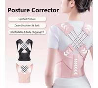 Correcteur de posture | Ceinture de soutien du dos réglable pour la Correction de la taille abdominale, entraîneur de taille d'alignement de la colonne vertébrale unisexe noir