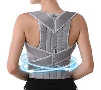 Correcteur De Posture D'épaule Ceinture De Soutien Lombaire Orthèse Orthopédique Dorsale Complète Corset Correcteur Scoliose Cyphose Femme Homme Soulagement Des Maux De Dos ( Color : Gray , Size : XL