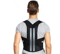 Correcteur de Posture Epaule, Doact Ceinture Dorsale Ajustable pour Femme et Homme, Redresse Dos Correcteur de Posture Maintien du Dos du Cou et Des Épaules, Idéal pour Soulager le Mal de Dos - XXL