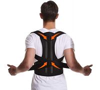 Correcteur de Posture Grande Taille S-5XL Ceinture de Soutien Dorsal complète Unisexe Support Dorsal réglable Épaule Clavicule Ceinture de Soutien de la Colonne vertébrale Ceinture Lombaire Entraîneu