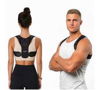Correcteur de Posture Homme Femme - KediLife - Redresse Dos Invisible Respirant - Sangles Ajustables - Ceinture de Soutien d'épaule