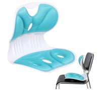 Correcteur de Posture pour Chaise, Chaise de Support Lombaire Portable Respirant hautement résilient pour Le Dos de Dos pour la Correction de la Posture et Le soulagement de la Douleur