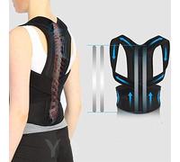 Correcteur de posture pour les hommes et les femmes arrière de la posture de la posture de la clavicule STOP STOW SOUCHING ET SUCHING ARRESSE ARRIÈRE ARRIFFABLE (COULEUR: NOIR, Taille: XX-GARD)