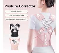 Correcteur de Posture réglable, ceinture de soutien du dos, alignement de la colonne vertébrale, entraîneur de taille pour hommes et femmes, Correction de la taille abdominale black