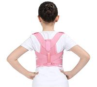 Correcteur de Posture Réglable pour Enfants Ceinture de Soutien Dorsal Corset Orthopédique pour Enfants pour Enfants Dos Dos Lombaire Épaule Bretelles Santé (Color : Pink, Size : Small)