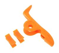 Correcteur de Prise D'archet de Violon Ergonomique Orange en Silicone | Structure Incurvée Antidérapante, Maintien de L'archet Droit, pour Violons Étudiants et Répétitions