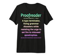 Correcteur d'épreuves T-Shirt Haut de Gamme