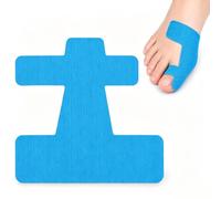 Correcteur d'Hallux Valgus Bande Adhésive Prédécoupée pour Gros Orteil | Bandes élastiques respirantes, tension réglable, anti-frottements, adaptées aux chaussures de sport.(Bleu,60pcs)