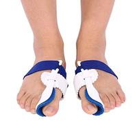 Correcteur d'oignon, 2 paires de gros orteil protecteur d'orteil entretoises d'alignement lisseur, hallux valgus Nuit attelle Pads de soulagement de la douleur des pieds