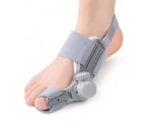 Correcteur d'Oignon Hallux Valgus pour Femmes Hommes, Attelle Orthopédique Ajustable avec Bouton de Précision, Séparateur d'Orteils pour Alignement Pied Gauche et Droit(Gauche)