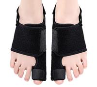 Correcteur d'oignon pour femmes et hommes, 1 paire d'orthèse 'oignon respirante et réglable avec barres en aluminium, redresseur de gros orteil pour soulager la douleur.