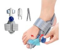 Correcteur d'oignon pour homme et femme - Correcteur d'oignon réglable pour séparer le gros orteil - Attelle orthopédique avec redresseur pour l'alignement des orteils - Correction de l'hallux valgus