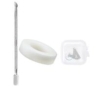 Correcteur d'ongles incarnés, outil correcteur de paronychie en acier inoxydable, outil de pédicure pour la correction des ongles incarnés, outils élévateurs pour ongles d'orteils