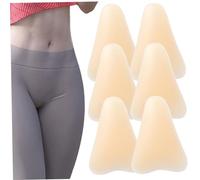 Correcteur d'orteil de chameau 6 pièces, insert en Silicone, protection de sous-vêtements anti-orteil chameau sans couture, coussinet anti- portable et réutilisable pour.
